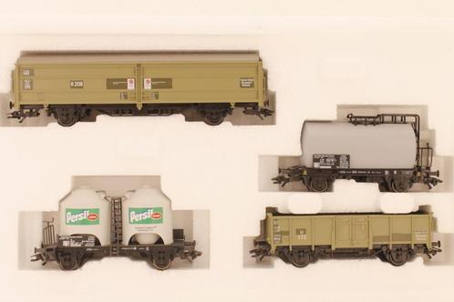 Marklin 47898 H0 4-delige goederenwagenset Henkel DB, Hobby en Vrije tijd, Modeltreinen | H0, Zo goed als nieuw, Wagon, Wisselstroom