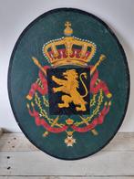 Belgische Ambassade Bord Handgeschilderd, Verzamelen, Militaria | Tweede Wereldoorlog, Ophalen of Verzenden, Landmacht, Overige typen