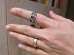 Zilveren ring, Handtassen en Accessoires, Ringen, Ophalen of Verzenden, Zo goed als nieuw, Zilver, Zilver