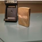 Zippo uit 1991. Ongebruikt. Gold plated/ verguld, Verzamelen, Rookartikelen, Aanstekers en Luciferdoosjes, Ophalen of Verzenden