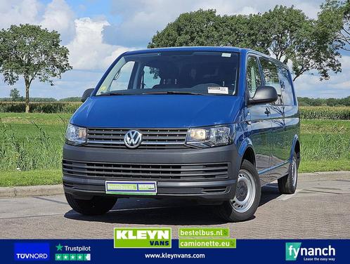 Volkswagen TRANSPORTER 2.0 TDI L2 Dubbel Cabine NAP, Auto's, Bestelwagens en Lichte vracht, Bedrijf, ABS, Airconditioning, Centrale vergrendeling