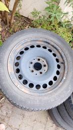 4 stalen velgen met winterbanden 16 inch, Ophalen, Gebruikt