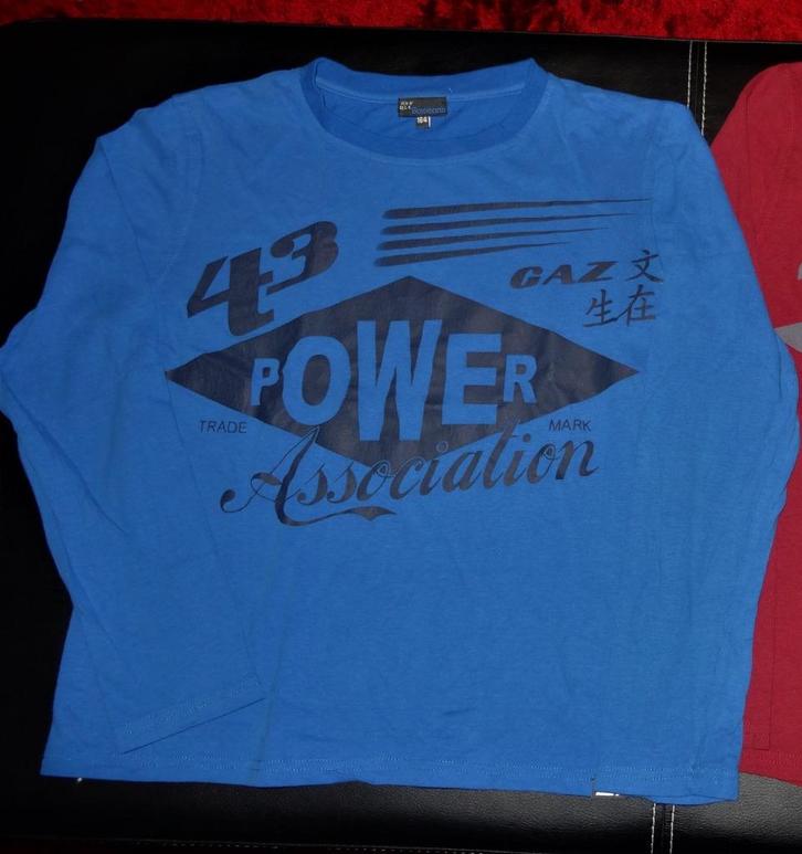 164 14 jaar longsleeve Someone blauw als nieuw zacht, Kinderen en Baby's, Kinderkleding | Maat 164, Zo goed als nieuw, Jongen