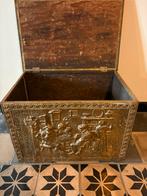 Oude engels naaikoffer, Huis en Inrichting, Woonaccessoires | Kisten, Ophalen, Zo goed als nieuw