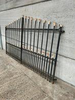 Mooi antiek gesmeed dubbel hekken of poort. Vol ijzer, Ophalen, Gebruikt, IJzer