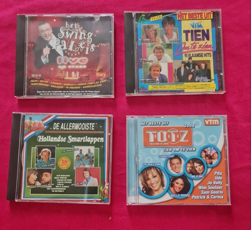 Cd's tien om te zien / swingpaleis/ top 30 / the best of ..., Enlèvement ou Envoi, Comme neuf
