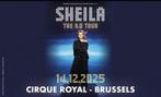 concertkaartjes Sheila Cirque Royale Bruxelles 12/14/25, Tickets en Kaartjes, Eén persoon, December, Levenslied