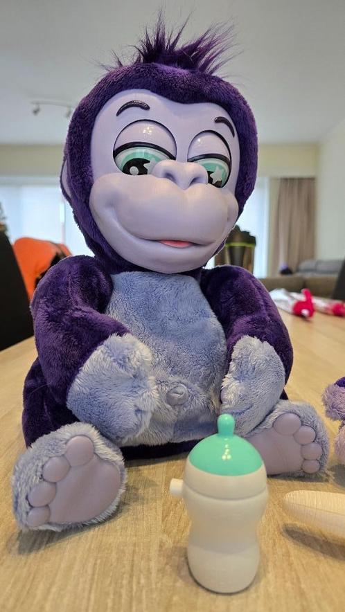AniMagic interactieve apen, nieuwstaat, Kinderen en Baby's, Speelgoed | Knuffels en Pluche, Zo goed als nieuw, Overige typen, Ophalen of Verzenden