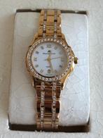 Gouden dames horloge met briljanten, Handtassen en Accessoires, Ophalen, Goud, Goud