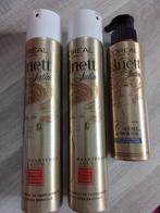 Haarspray en crème de mousse - L' Oreal Paris Elnett satin, Ophalen of Verzenden, Zo goed als nieuw, Gel, Wax, Haarlak of Mousse