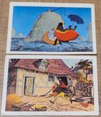 De Aristokatten: 2 oude prentjes, Ophalen of Verzenden, Zo goed als nieuw, Film, Foto of Kaart