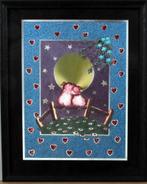 décoration d'intérieur : Cadre avec cochons amoureux, Enlèvement ou Envoi, Comme neuf