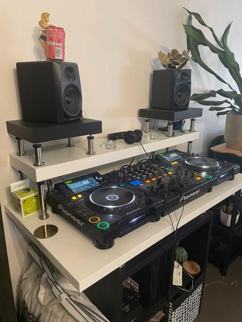 Pioneer DJ set: djm900nxs cdj2000 dm40 incl meubel, Muziek en Instrumenten, Dj-sets en Draaitafels, Gebruikt, Pioneer, Ophalen