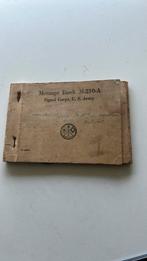 US army Message book M-210-A signal corps, Ophalen