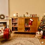 Teak dressoir roomdivider., Huis en Inrichting, Met deur(en), Uniek teak, Nieuw, Ophalen of Verzenden