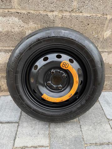Tijdelijk reservewiel - Fiat 500 - 4x100 - S135/80 R14 beschikbaar voor biedingen