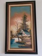 Ingelijst schilderij van Nora Verheyden H73cmxB43cm, Enlèvement