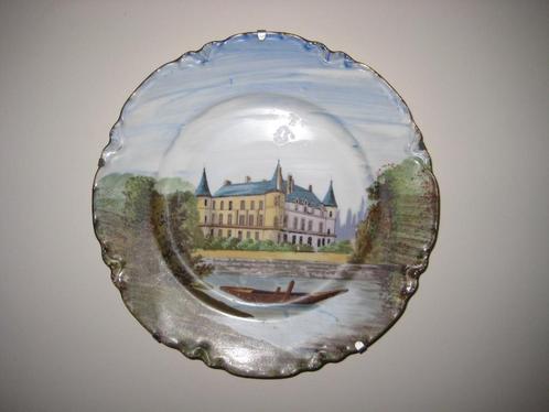 Lot de 4 assiettes décoratives "châteaux français", Antiek en Kunst, Antiek | Wandborden en Tegels, Ophalen