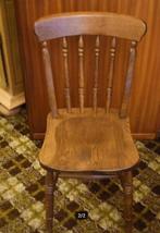 houten stoel, Huis en Inrichting, Stoelen, Ophalen, Gebruikt, Twee, Bruin
