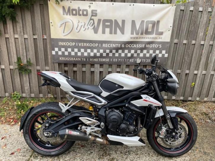 triumph street triple 765 rs bs  bj 2019 zgstaat vele opties, Motoren, Motoren | Triumph, Bedrijf, Naked bike, meer dan 35 kW