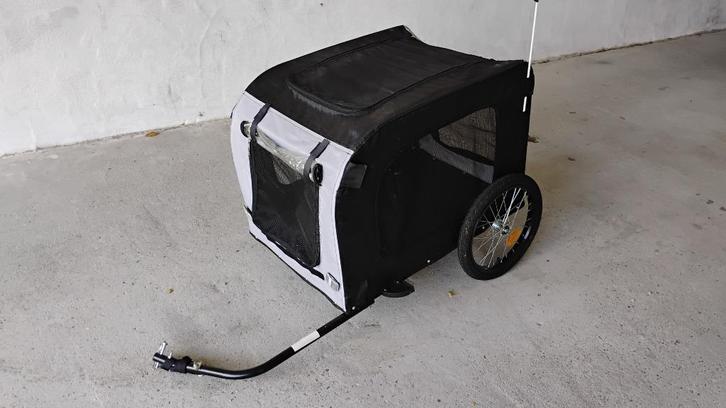 50 euro fietsaanhangwagen, fietskar hond, Fietsen en Brommers, Fietsaccessoires | Aanhangwagens en Karren, Zo goed als nieuw, Hondenkar