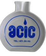 Witte en blauwe asbak uit Frankrijk, decor van wit porselein, Antiek en Kunst, Antiek | Porselein, Ophalen of Verzenden