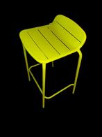 Groene metalen stoel, Huis en Inrichting, Barkrukken, Ophalen, Zo goed als nieuw, Metaal, 90 cm of meer