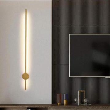 Lijn Led Wandlamp Goud stang Staaf 60cm muurlamp luxe modern