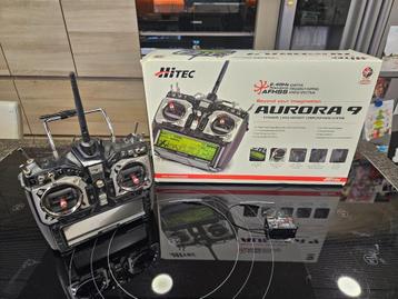 Émetteur et récepteur Hitech 9 canaux 2,4 GHz, Enlèvement ou Envoi, Comme neuf, Autres types, Quadricoptère ou Multicoptère