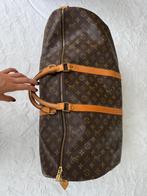 Louis Vuitton Keepall monogram vintage, Ophalen of Verzenden, Gebruikt, Bruin, Leer