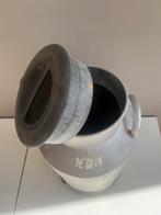 Grote aluminium melkkan 54 cm – als nieuw, Antiek en Kunst, Ophalen