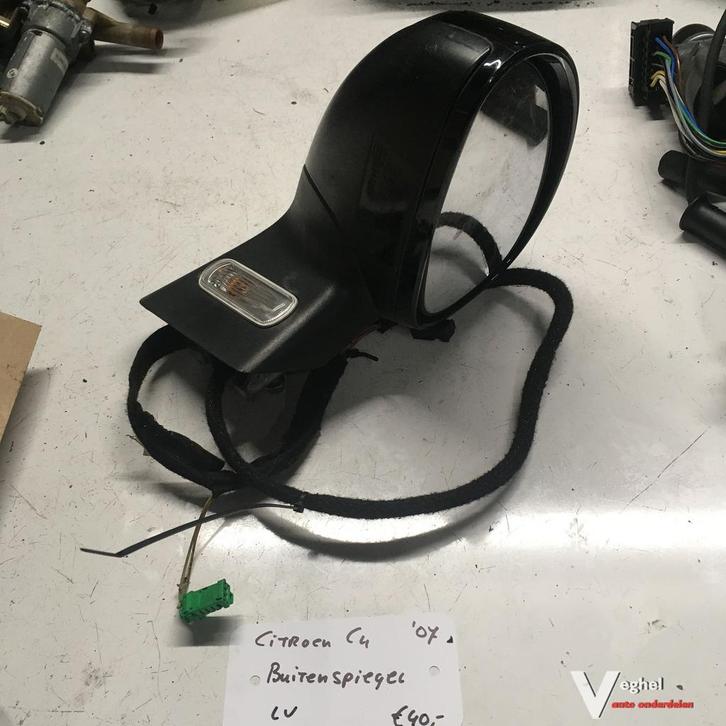 Citroen C4 2007 Elektr Buitenspiegel Links, Auto-onderdelen, Spiegels, Gebruikt, Ophalen of Verzenden