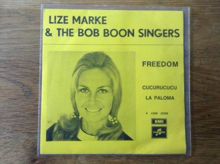 single lize marke & the bob boon singers, Cd's en Dvd's, Vinyl Singles, Single, Pop, 7 inch, Ophalen of Verzenden