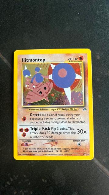 Hitmontop Neo Discovery HOLO 3/75 beschikbaar voor biedingen