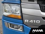 Scania R410 LNG 4x2 LNG 2x tank ACC Alcoa Topzustand!, Autos, Automatique, Tissu, Bleu, Propulsion arrière