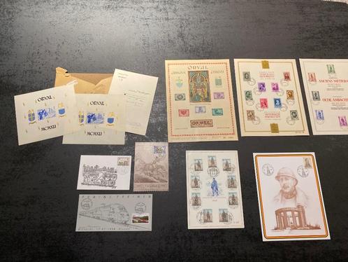Zegels eerste dag lot Orval Dag van de postzegel enz., Postzegels en Munten, Postzegels | Europa | België, Gestempeld, 1e dag stempel
