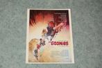 rare flyer publicitaire les goonies 1985, Comme neuf, Enlèvement ou Envoi