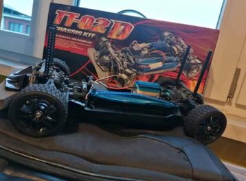 Tamiya onderstel driftwagen + body + extra's  beschikbaar voor biedingen