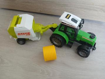 Tracteur avec chariot et foin, Enlèvement ou Envoi, Comme neuf