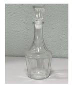 Heldere kristallen karaf met stop / dop, antiek kristal 30cm, Ophalen of Verzenden