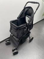 Hondenbuggy voor kleine hondjes zwart, Ophalen, Gebruikt