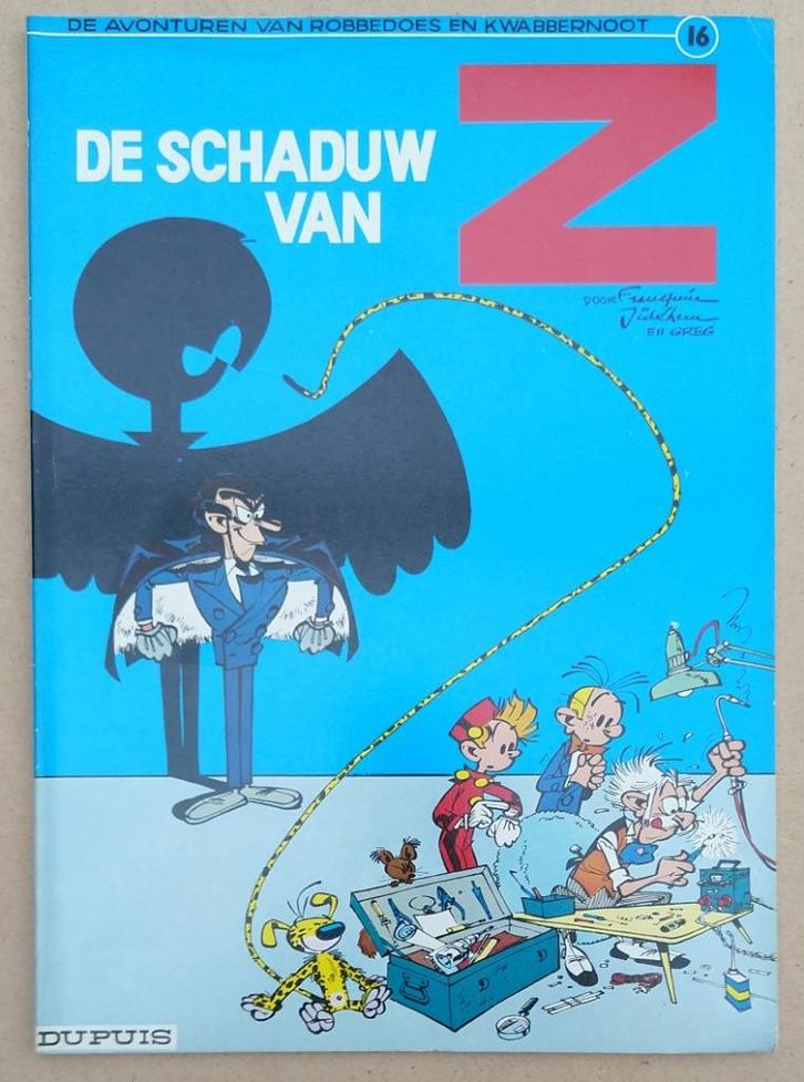 Robbedoes en Kwabbernoot 16 | DE SCHADUW VAN "Z", Livres, BD, Comme neuf, Une BD, Enlèvement ou Envoi