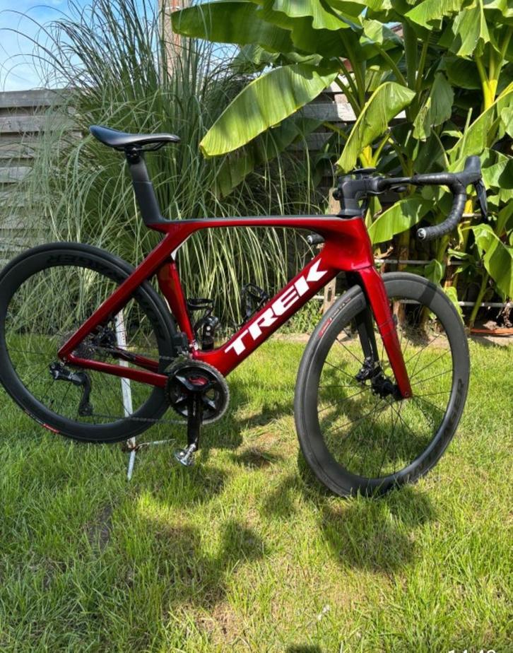 Trek madone slr 6 gen 7 rood, Fietsen en Brommers, Fietsen | Heren | Sportfietsen en Toerfietsen, Zo goed als nieuw, Meer dan 20 versnellingen
