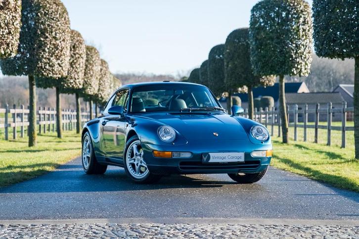 Porsche 993 Targa 1995, Autos, Porsche, Entreprise, Achat, Essence, Cabriolet, 2 portes, Automatique, Bleu, Noir, Cuir, Propulsion arrière