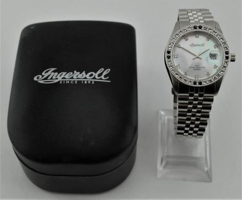 Ingersoll swiss-made Heren Horloge IN34126G + diamantjes, Handtassen en Accessoires, Horloges | Heren, Zo goed als nieuw, Polshorloge