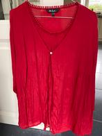 Chemise rouge à manches trois-quarts, Vêtements | Femmes, Comme neuf, Chemise ou Top, Rouge, Enlèvement ou Envoi