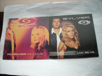 2 CD SINGLES - SYLVER, Cd's en Dvd's, 2 t/m 5 singles, Ophalen of Verzenden, Zo goed als nieuw, Dance