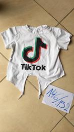 TikTok Shirt maat 146/152, Kinderen en Baby's, Kinderkleding | Maat 146, Meisje, Gebruikt, Shirt of Longsleeve, Ophalen