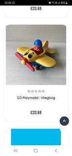 123 playmobil vliegtuigje, Kinderen en Baby's, Ophalen of Verzenden, Zo goed als nieuw