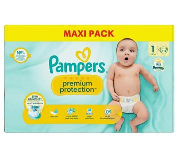 Pampers nr.1 Premium Protection 112 stuks beschikbaar voor biedingen